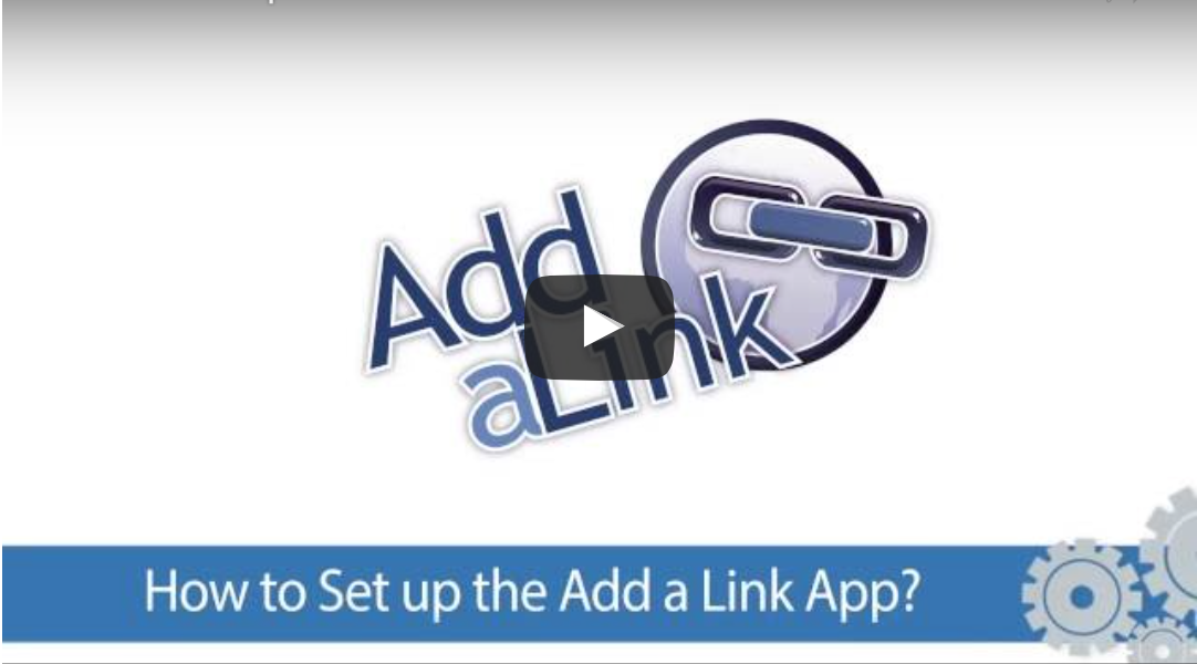 Video: How to Set Up the Add a Link App | Iframe Apps