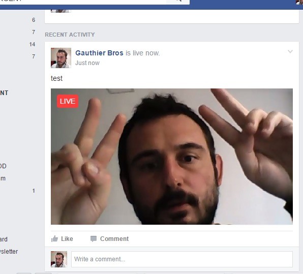 Broadcast Live on Facebook from your computer